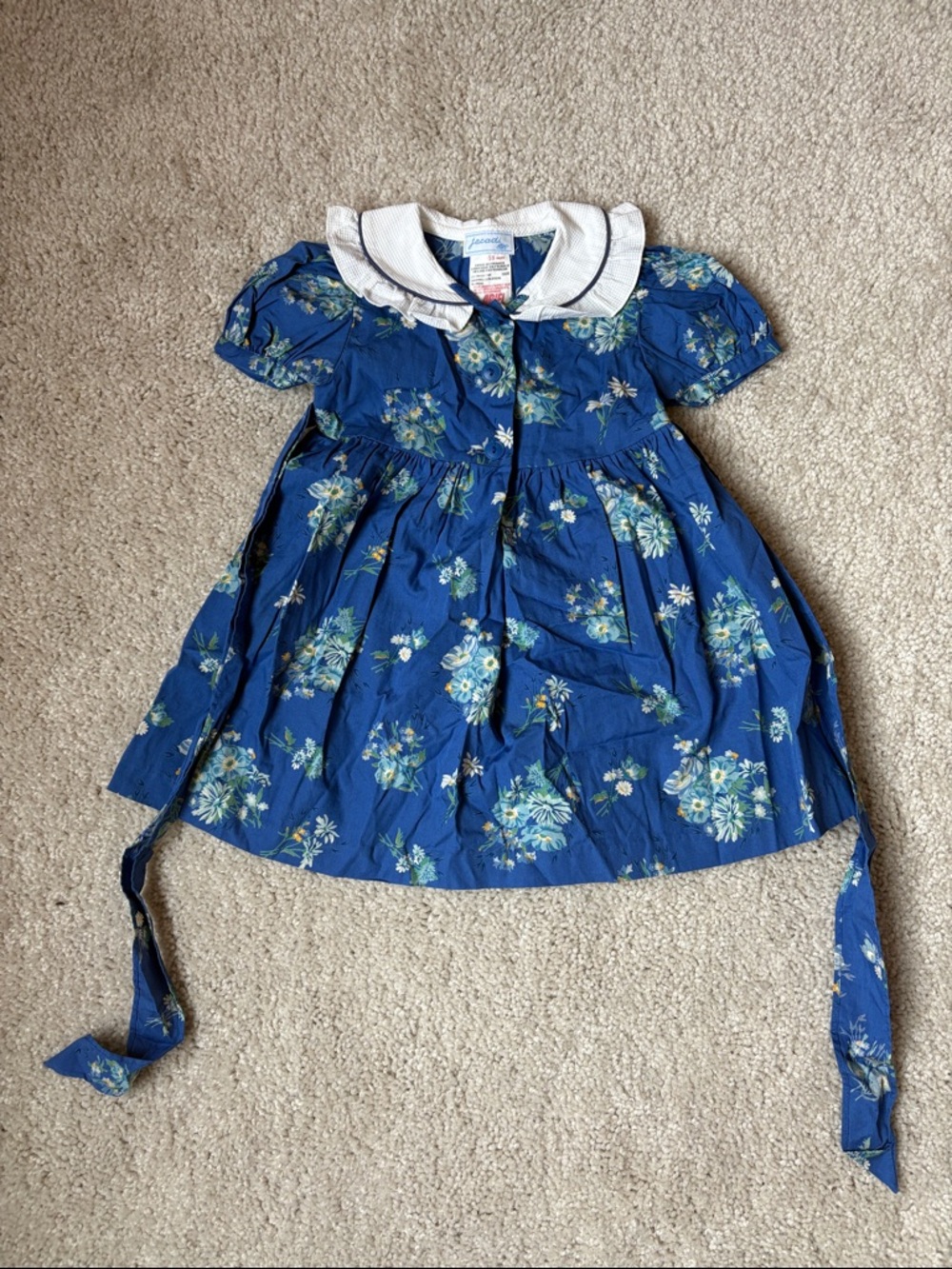 Vintage Jacadi collared dress